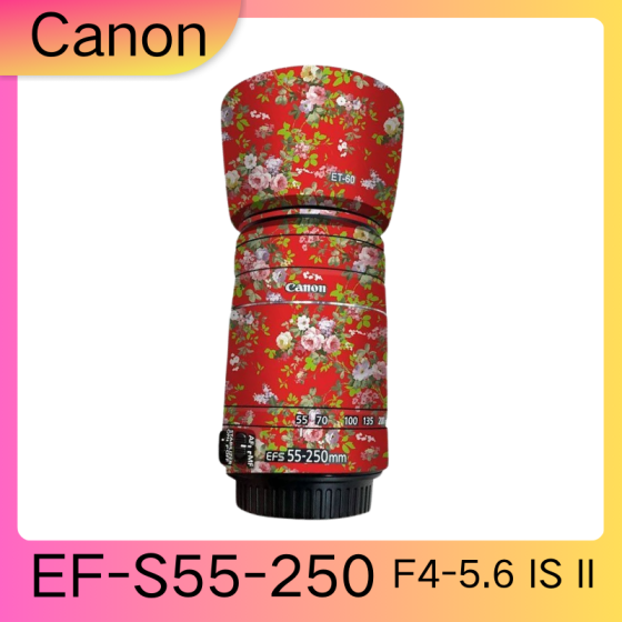 Lentes Canon EFS55-250F4-5.6 IS II  - Pele câmera, adesivo câmera - com alta resistência a arranhões, à prova d'água e com design elegante.